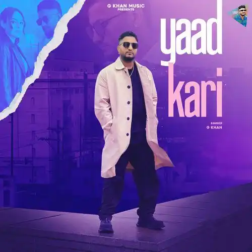 Yaad Kari - G Khan 2024 cover image