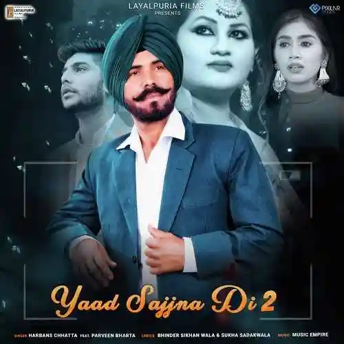 Yaad Sajna Di 2 - Harbans Chhatta 2022 cover image