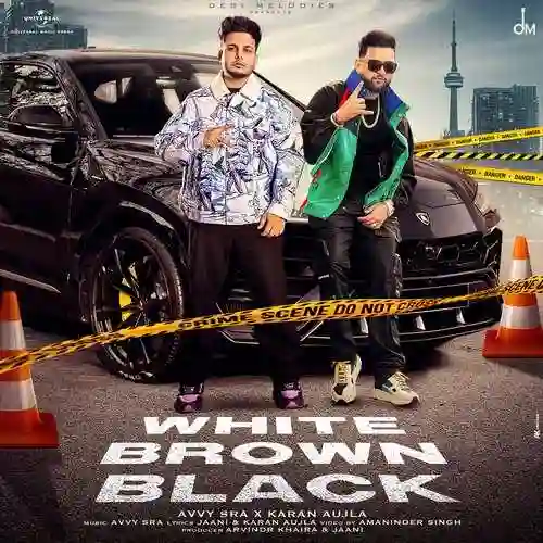 White Brown Black - Karan Aujla 2022 cover image