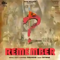 Remember - Zorawar 2022 cover image