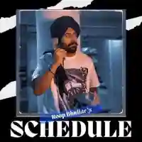 Schedule - Roop Bhullar 2021 cover image